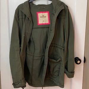 Hollister green jacket